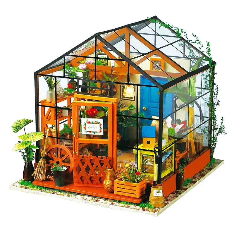 ROKR Cathys Flower house DIY Miniature House Kit