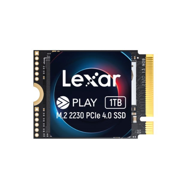 Lexar LNMPLAY002T-RNNNG Internal SSD Play 2TB M.2 2230 PCIe Gen 4x4 NVMe SSD up to 5200MB/s read, 4700MB/s write - 5 year limited