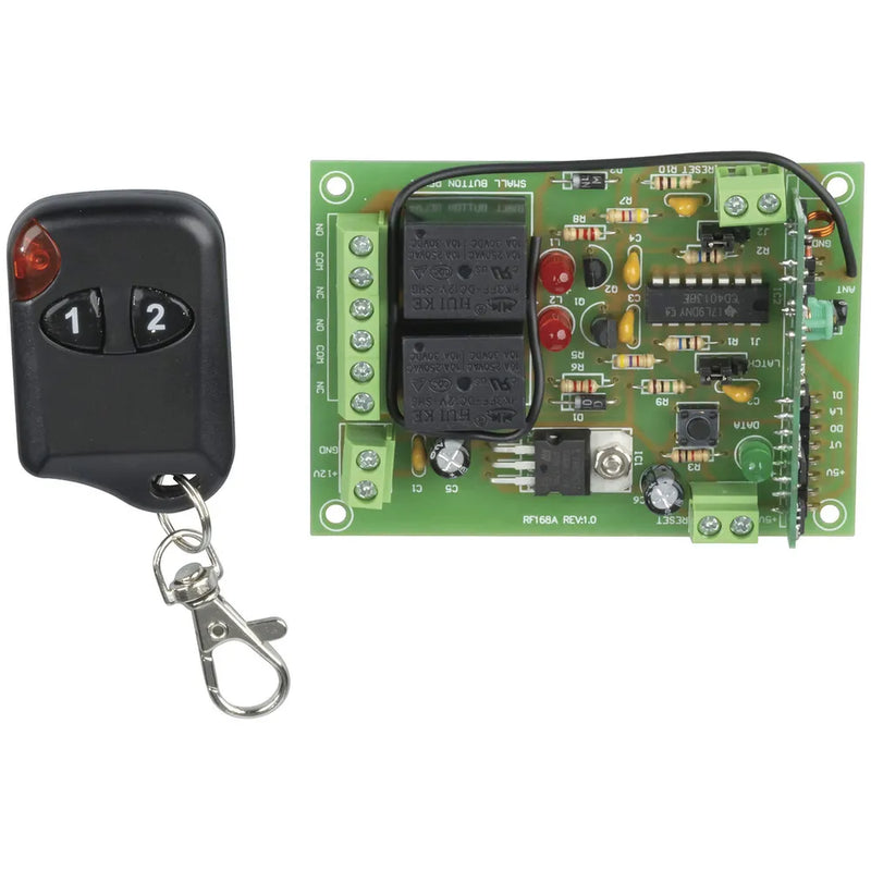12 Volt Two Way Remote Control Relay Controller Board — Universal ...