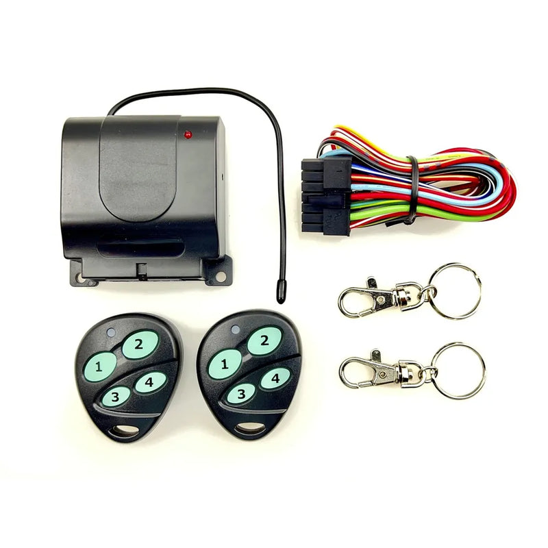 4-Channel W/less Rmt Ctrl Relay with 2 Key Fob