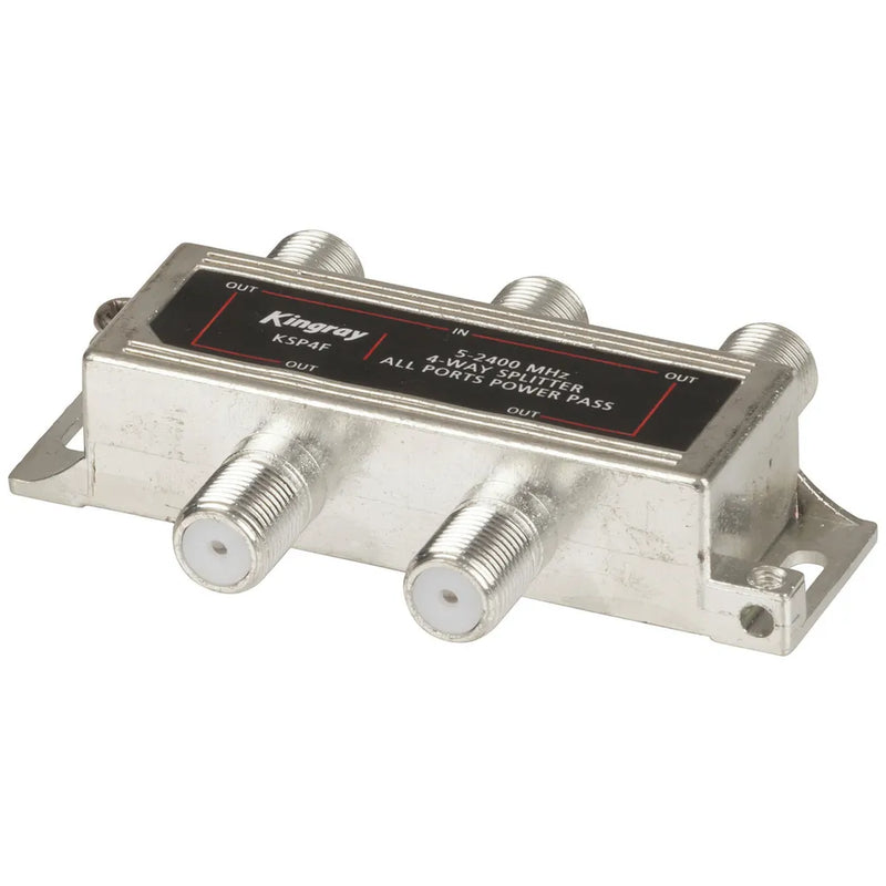 Kingray 4-Way Foxtel® Approved Splitter