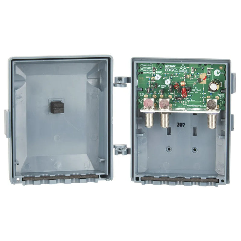 Kingray VHF/UHF Masthead Amplifier with LTE/4G Filters