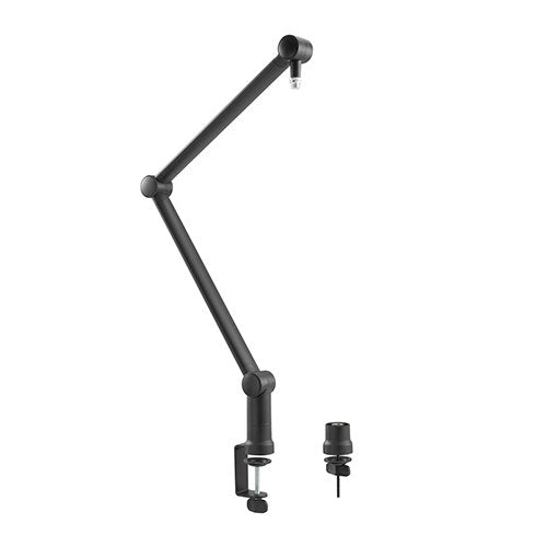 Brateck Professional Microphone Boom Arm Stand, 360Â° Rotatable Boom, Clip-On Cable Holder, Foldable Scissor Arm Design