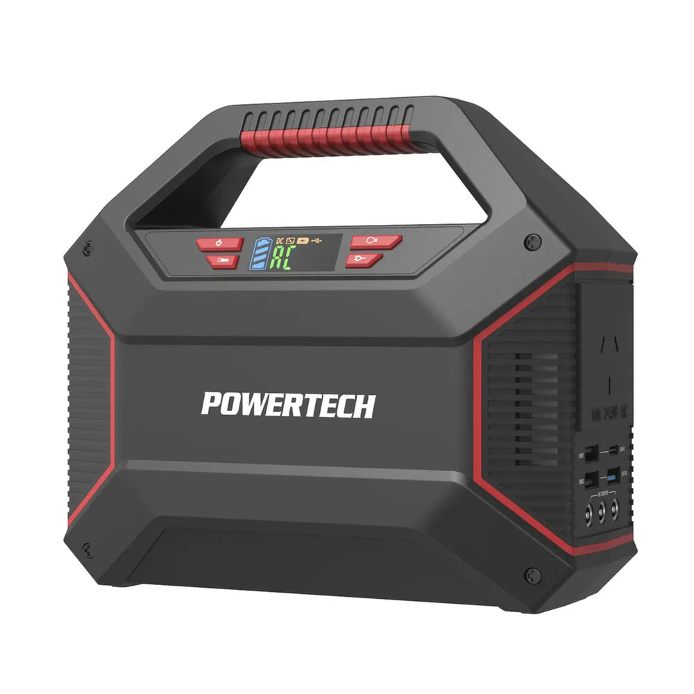 Powertech Portable 155W Power Centre with 100W Inverter and Digital Di ...