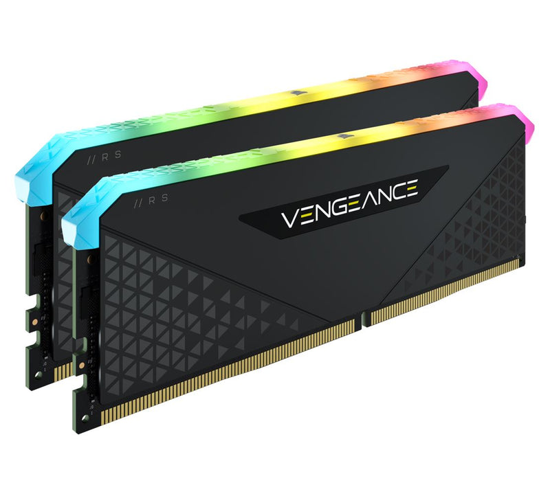 (LS)Corsair Vengeance RGB RS 16GB (2X8GB) DDR4 3600MHz C18 18-22-22-42 Black Heatspreader Desktop Gaming Memory
