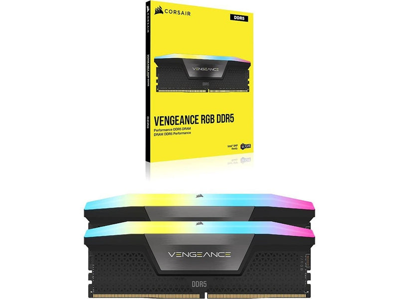 Corsair VENGEANCEÂ® 32GB (2 x 16GB) 288-Pin PC RAM DDR5 6000 (PC5 48000) Desktop Memory
