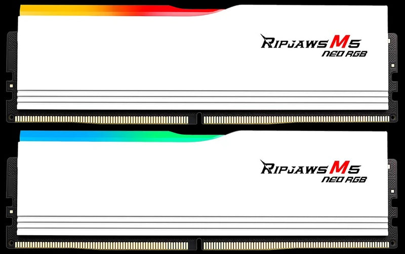 G.SKILL F5-6000J3636F16GX2-RM5NRW 32GB (2 x 16GB)/ DDR5 6000 MT/s / Timings 36-36-36-96/ Voltage 1.35 V/ Ripjaws M5 Neo/EXPO/XMP 3.0