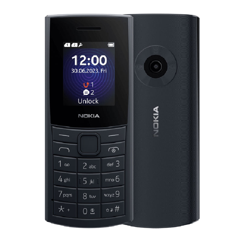 Nokia 110 4G 128MB - Midnight Blue (1GF018NPE1L01) *AU STOCK*, 1.8', 48MB/128MB, Dual SIM, 1450mAh, 2 Years Warranty