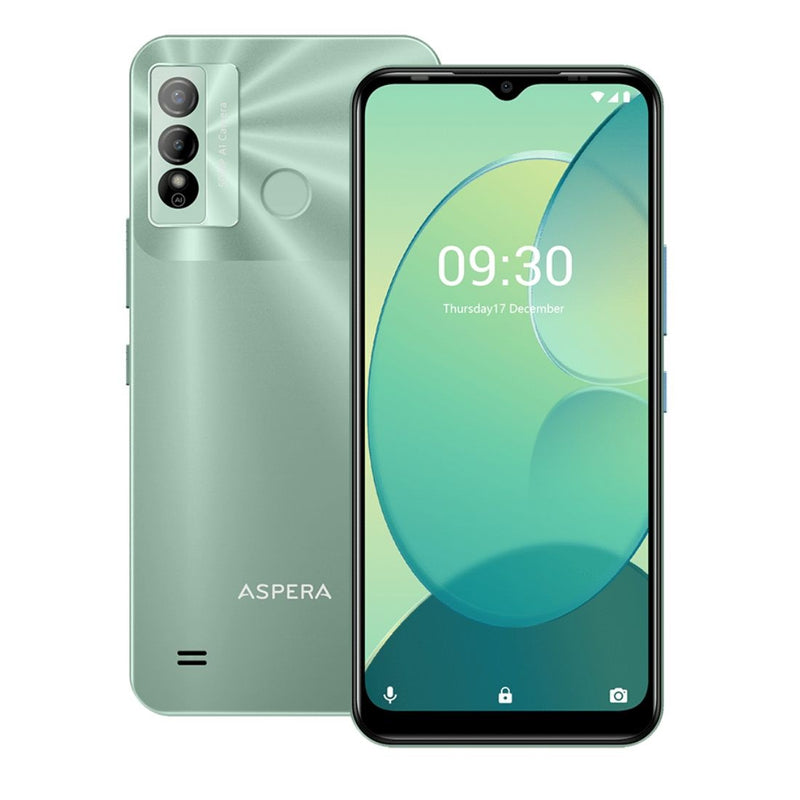 Aspera AS9 4G 128GB - Mint(P02242401) *AU STOCK*, 6.52', 4GB/128GB, 50MP/8MP, Dual SIM, 5000mAh, 1 Year