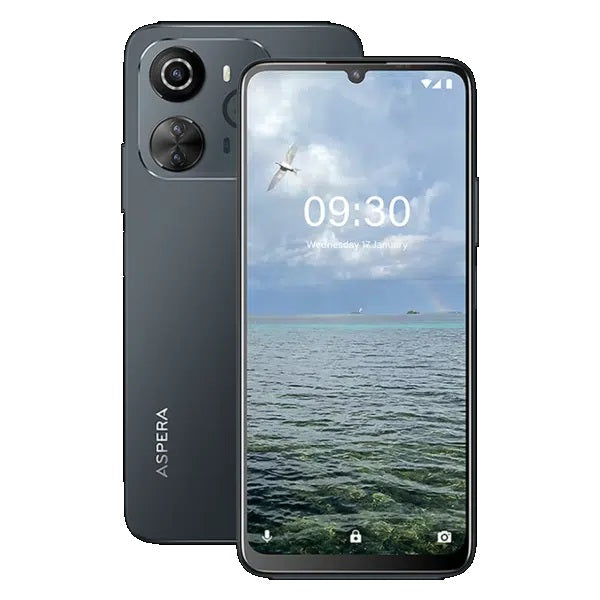 Aspera AS-10 4G 128GB - Night Sky(P02243101) *AU STOCK*, 6.7', 4GB/128GB, 50MP/8MP, Dual SIM, 5000mAh, 1 Year