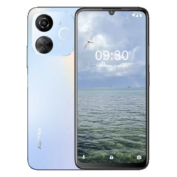 Aspera AS-10 4G 128GB - Blue (P02243102)*AU STOCK*, 6.7', 4GB/128GB, 50MP/8MP, Dual SIM, 5000mAh, 1 Year