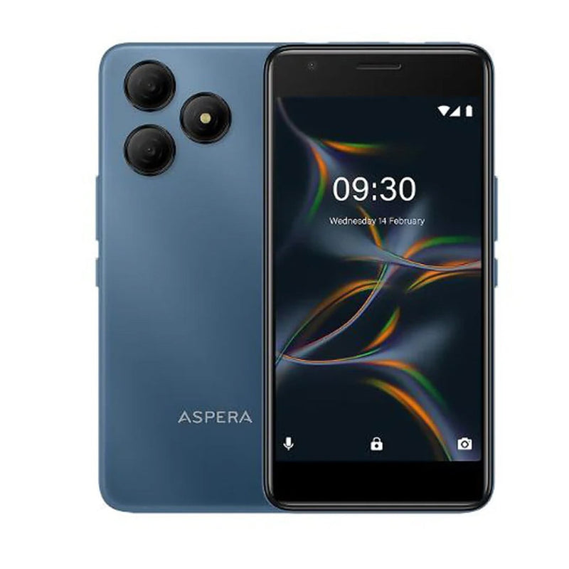 Aspera Buzz 4G 32GB - Blue (P02243201) *AU STOCK*, 5', 2GB/32GB, 5MP/5MP, Dual SIM, 3000mAh, 1 Year