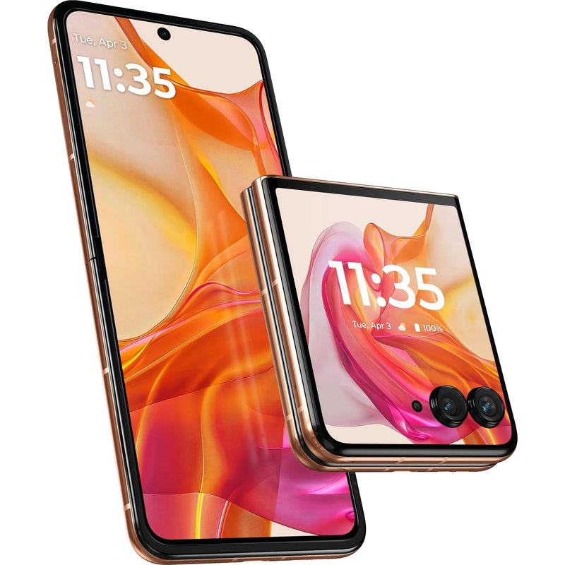 Motorola RAZR 50 Ultra 5G 512GB - Peach Fuzz*AU STOCK*, 6.9', Full HD+, 12GB/512GB, 50MP/32MP, Single+ eSIM, AI, 4000mAh, 2 Years Warranty