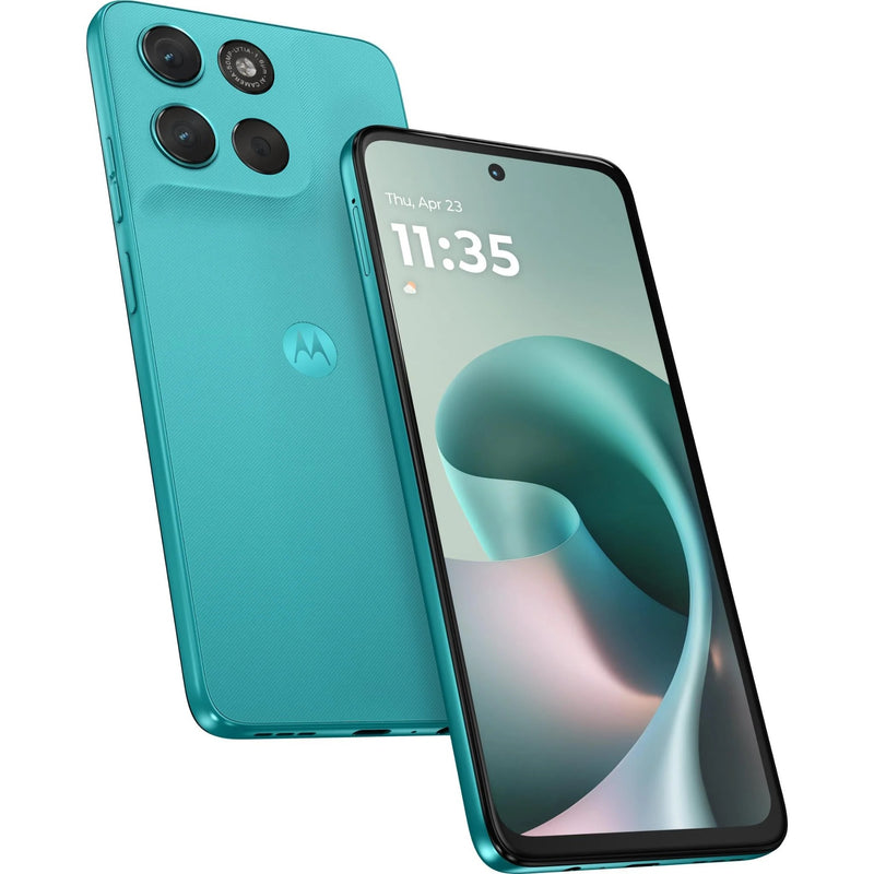 Motorola Moto G57 5G 128GB - Fluidity Cyan *AU STOCK*, 6.7', Full HD+, 120Hz, 4GB/128GB, 50MP/8MP, Single+ eSIM, 5200mAh, 2