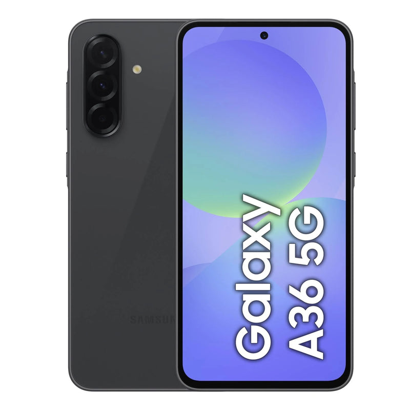 Samsung Galaxy A36 5G 128GB - Awesome Black *AU STOCK*, 6.7', Super AMOLED, 120Hz, 6GB/128GB, 50MP/12MP, Single+ eSIM, 5000mAh, 2