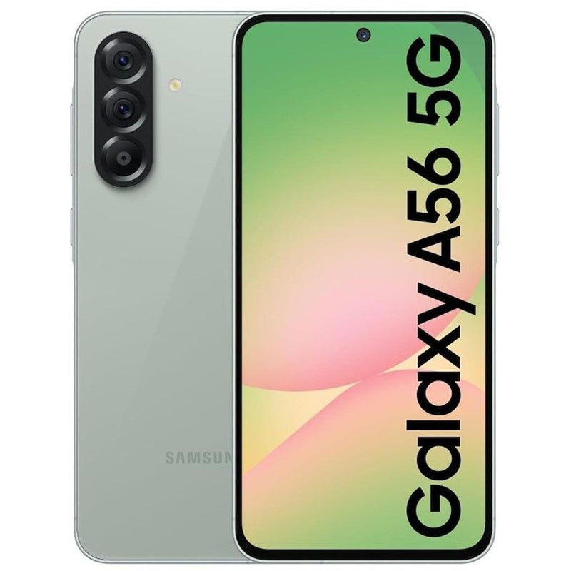 Samsung Galaxy A56 5G 128GB - Awesome Olive *AU STOCK*, 6.7', Full HD+,120Hz, 8GB/128GB, 50MP/12MP, Single+ eSIM, 5000mAh, 2 Years Warranty