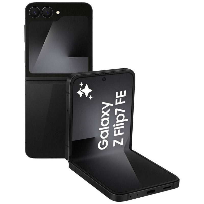 Samsung Galaxy Z Flip7 FE 5G 128GB - Black *AU STOCK*, 6.7', Full HD+, 120Hz, 8GB/128GB, 50MP/10MP, Single+ eSIM, 4000mAh, 2
