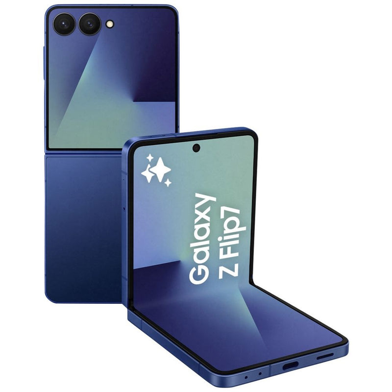 Samsung Galaxy Z Flip7 5G 256GB - Blue Shadow *AU STOCK*, 6.9', Full HD+, 120Hz, 12GB/256GB, 50MP/10MP, Single+ eSIM, 4300mAh, 2