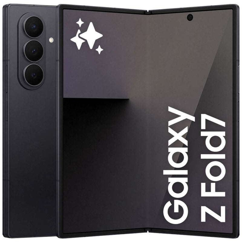 Samsung Galaxy Z Fold7 5G 512GB - Jet Black *AU STOCK*, 8.0', QXGA+, 120Hz, 12GB/512GB, 200MP/10MP, Single+ eSIM, 4400mAh, 2