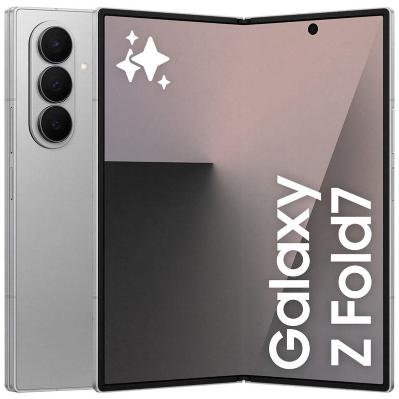 Samsung Galaxy Z Fold7 5G 256GB - Silver Shadow *AU STOCK*, 8.0', QXGA+, 120Hz, 12GB/256GB, 200MP/10MP, Single+ eSIM, 4400mAh, 2