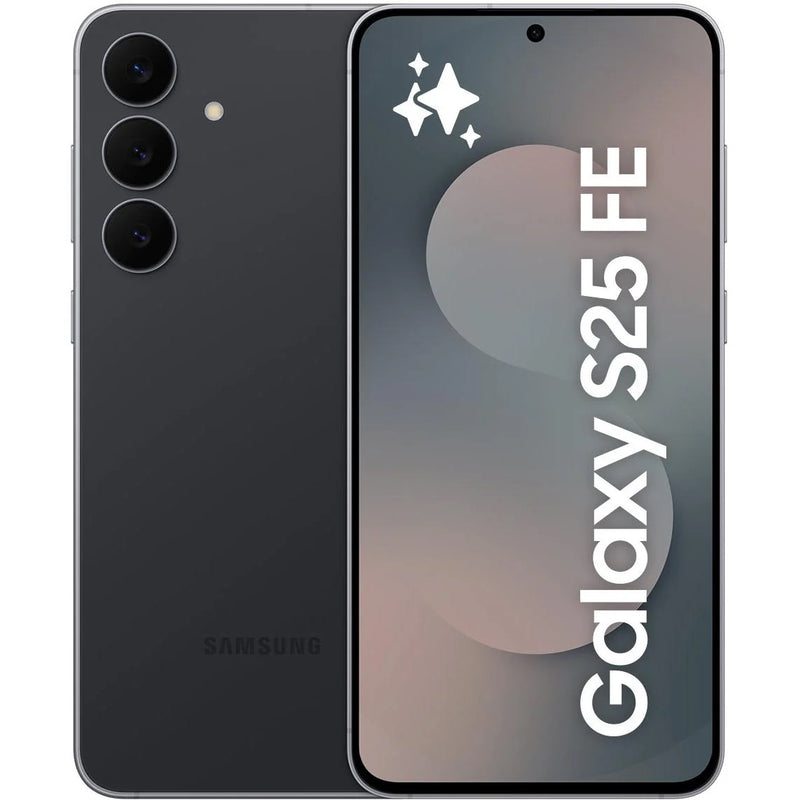Samsung Galaxy S25 FE 5G 128GB - Jet Black *AU STOCK*, 6.7', Full HD+, 120Hz, 8GB/128GB, 50MP/12MP, Single+ eSIM, AI, 4900mAh, 2