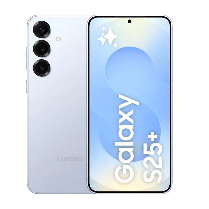 Samsung Galaxy S25+ 5G 256GB - Icyblue *AU STOCK* , 6.7', Quad HD+, 120Hz, 12GB/256GB, 50MP/12MP, Single+ eSIM, AI, 4900mAh, 2 Years Warranty