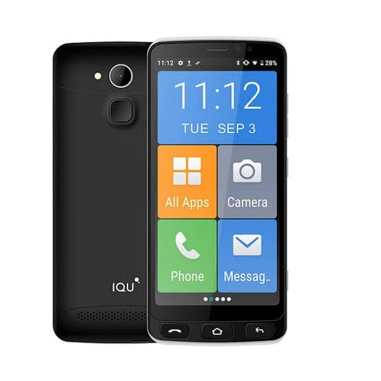 IQU SmartEasy Q50 4G 16GB - Black (SMARTEASYQ50BLACK)*AU STOCK*, 5.5', IPS FW+, 2GB/16GB, 8MP/5MP,Single SIM, 2400mAh, 1 Year