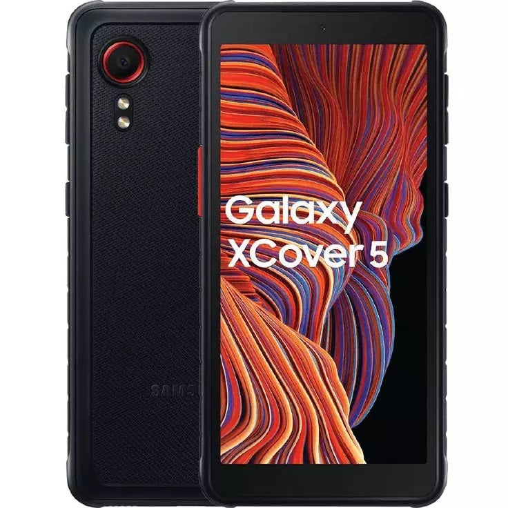 Samsung Galaxy XCover5 4G 64GB EE - Black *AU STOCK*, 5.3', HD+, 60Hz, 4GB/64GB, 16MP/5MP, IP68, Dual SIM, 3000mAh, 3