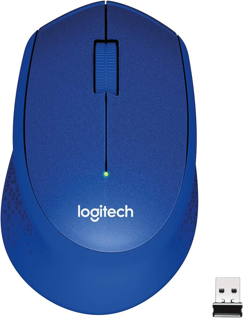 (LS)Logitech M331 SILENT PLUS  Wireless Mouse Blue  DPI (Min/Max): 1000±  1-Year Limited Hardware