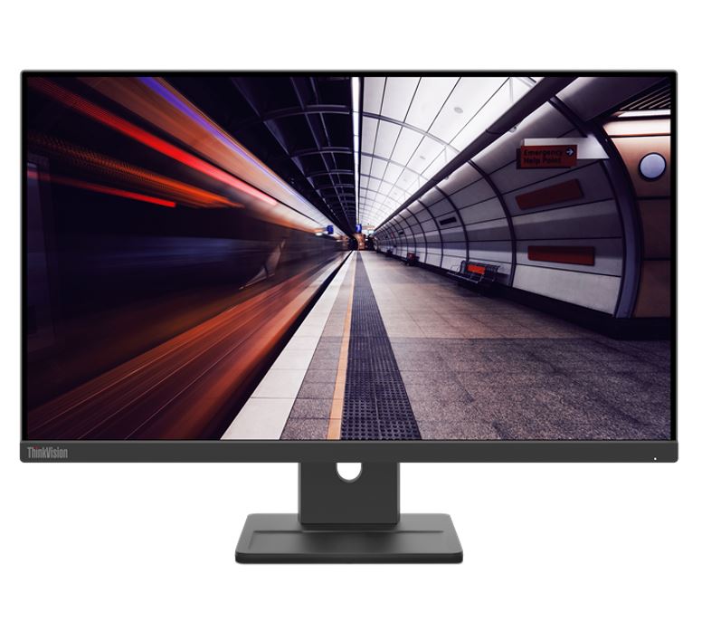 LENOVO ThinkVision E24-30 23.8'/24' 100Hz FHD IPS Monitor 1920x1080 16:9 4ms Height Adjust Tilt Pivot Swivel HDMI DP VGA Speakers VESA