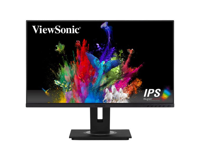 ViewSonic 24' Business Pro USB-C, Daisy Chain, USB Dock 60w, SuperClear IPS. RJ45, HDMI, DP, 5ms, FHD, HAS, Advance Replacement Monitor(LS)