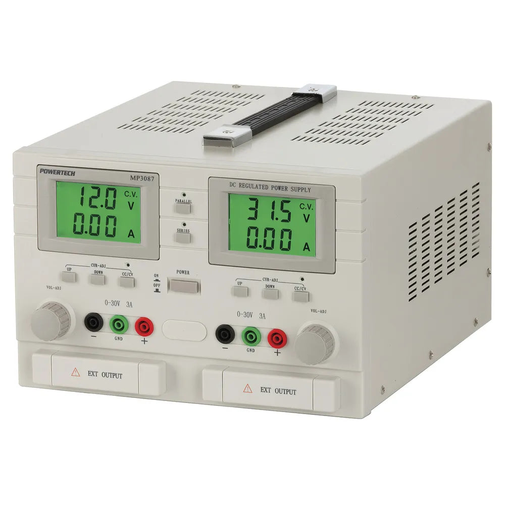 0 to 32VDC Dual Output, Dual Tracking Laboratory Power Supply ...