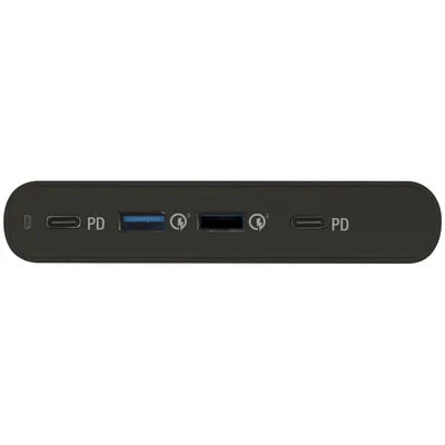 5-20V 87W Laptop Power Supply with 2 x USB-C (PD3.0) and 2 x USB-A (QC3.0)
