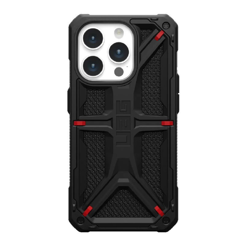 UAG Monarch Kevlar Apple iPhone 15 Pro (6.1') Rugged Case - Kevlar Black(114278113940),20ft. Drop Protection(6M),5 Layers Protection,10