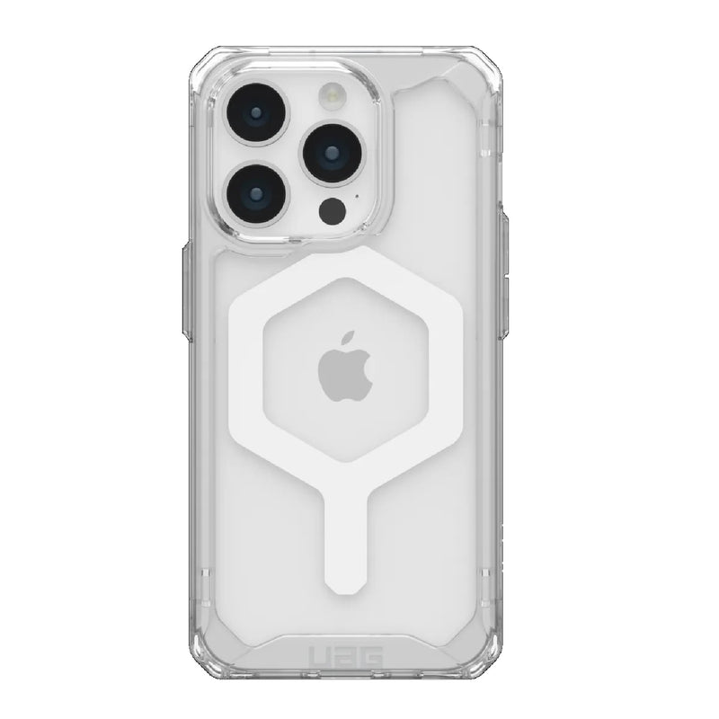 UAG Plyo MagSafe Apple iPhone 15 Pro (6.1') Rugged Case - Ice/White (114286114341), 16ft. Drop Protection (4.8M), 10