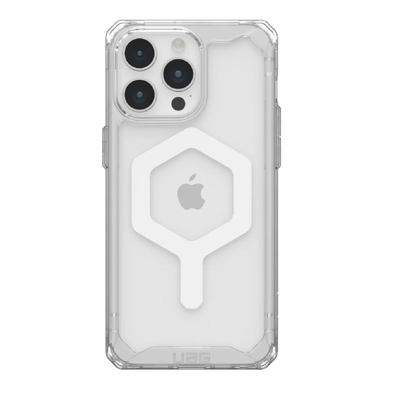 UAG Plyo MagSafe Apple iPhone 15 Pro Max (6.7') Rugged Case - Ice/White(114305114341),16ft. Drop Protection (4.8M), 10