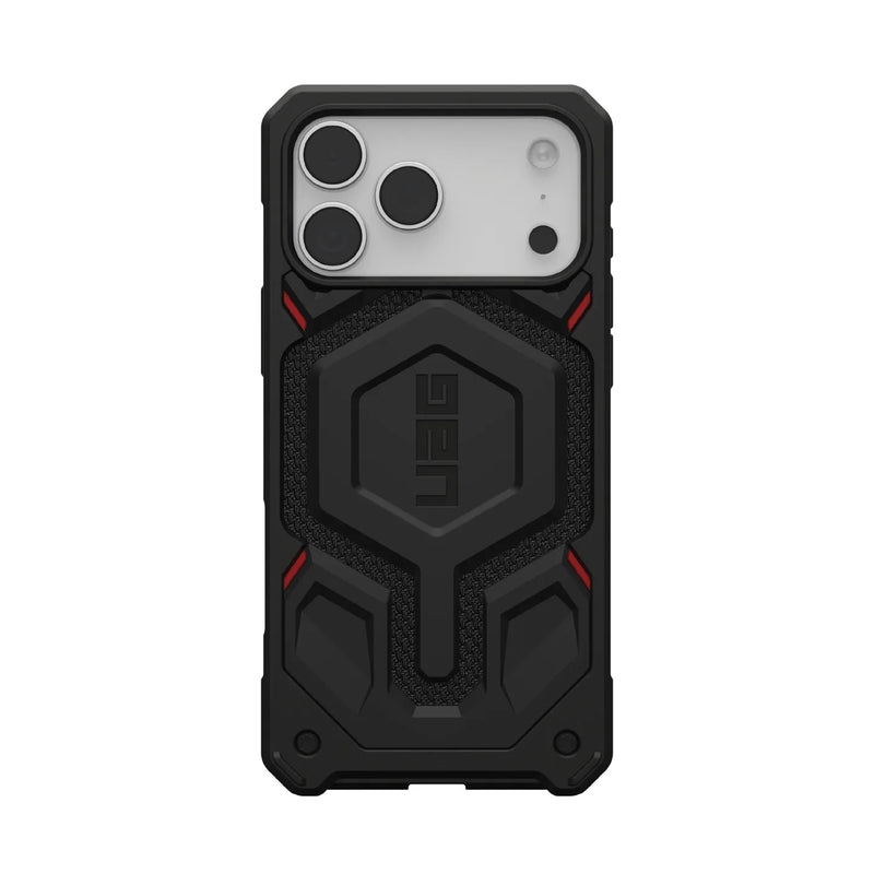 UAG Monarch Pro MagSafe Kevlar Apple iPhone 17 Pro Max (6.9') Rugged Case - Kevlar Black (114514113940), Shock Protection, 10 Years Warranty