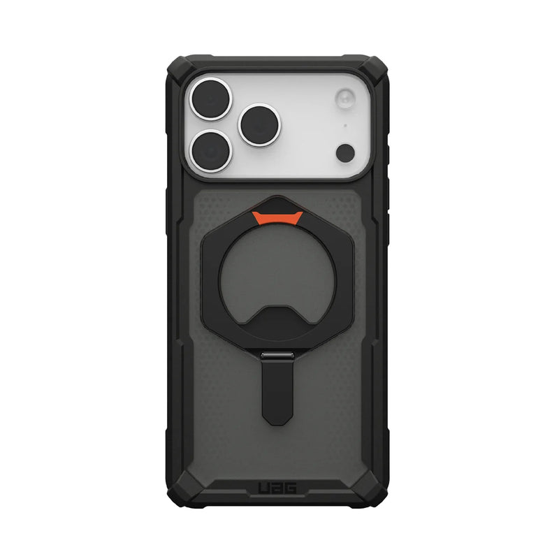 UAG Plasma XTE MagSafe Apple iPhone 17 Pro (6.3') Rugged Case - Black/Pop Orange (114527114097), 20ft. Drop Protection (6.1M), 1 Years Warranty