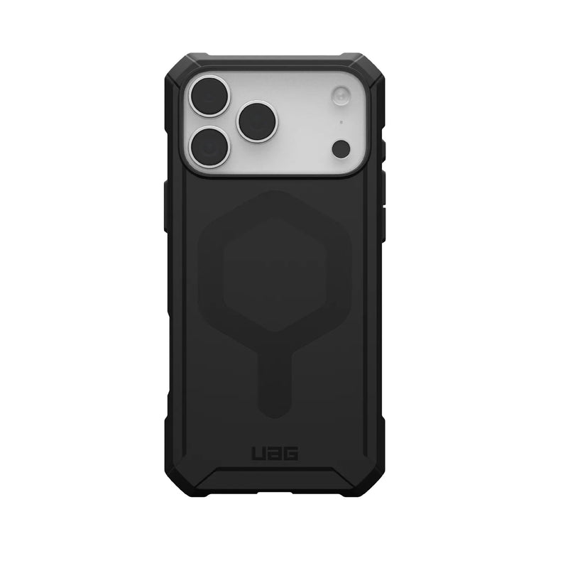 UAG Essential Armor MagSafe Apple iPhone 17 Pro (6.3') Rugged Case - Black (114540114040), 15ft. Drop Protection (4.6M), Lightweight, 10 Year Warranty