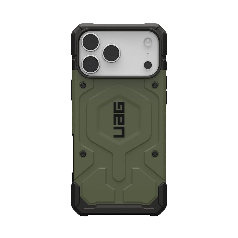 UAG Pathfinder MagSafe Apple iPhone 17 Pro (6.3') Rugged Case - Olive (114548117272), 18ft. Drop Protection (5.5M), Lightweight, 10 Years Warranty