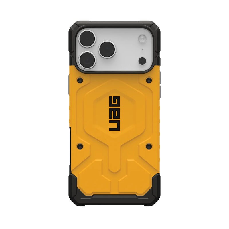 UAG Pathfinder MagSafe Apple iPhone 17 Pro (6.3') Rugged Case - Heritage Yellow (114548118282), 18ft. Drop Protection (5.5M), 10 Years