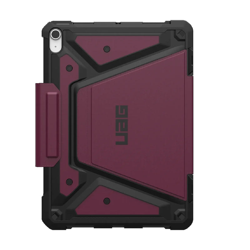 UAG Metropolis SE Apple iPad Air (11') (M3/M2) (7th/6th Gen) Folio Rugged Case - Bordeaux (124473119049), DROP+ Military Standard, 10 Years Warranty