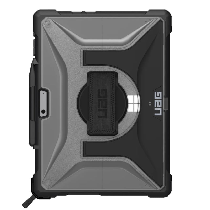 UAG Plasma Microsoft Surface Pro (13') (12th/ 11th/ 10th/ 9th/ 8th Edition) Hand & Shoulder Strap Rugged Case - Ice (324012114343), 10