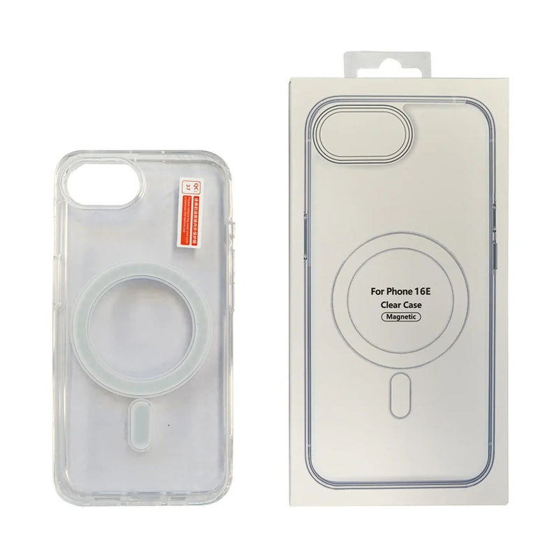 USP Apple iPhone 17e /  iPhone 16e (6.1') Clear Case with MagSafe - Built-in magnets, Scratch Resistant, Crystal Clear,Shockproof, 5