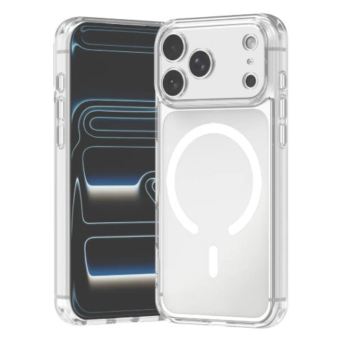 USP Apple iPhone 17 Pro Max (6.9') Clear Rock Shockproof Case with MagSafe - Ultra-thin, Lightweight, Non-slip, Crystal Clear, 5