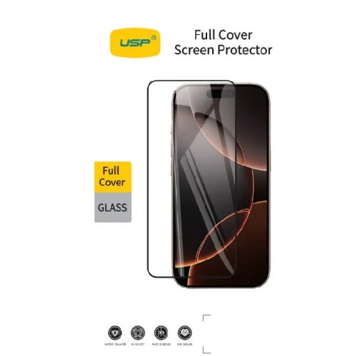 USP Apple iPhone Air (6.5') Tempered Glass Screen Protector - Full Coverage, 9H Hardness, Bubble-free, 5