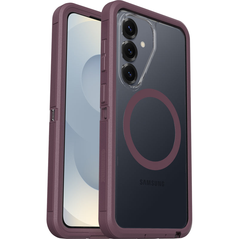 OtterBox Defender Pro XT Clear Samsung Galaxy S26 5G (6.3') Case Dye Hard (Clear/Purple) - (77-000088), DROP+ 7X Military Standard, 7