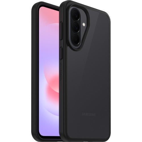 OtterBox React Samsung Galaxy A37 5G (6.7') Case Clear/Black - (77-000474), Antimicrobial,DROP+ Military Standard, Raised Edges, 7