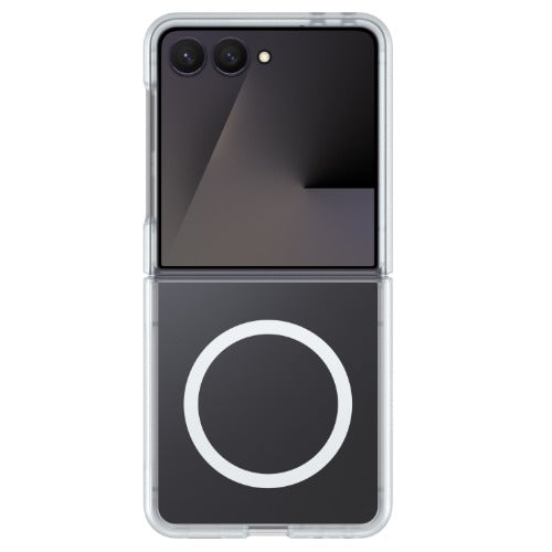 OtterBox Thin Flex Magnets Samsung Galaxy Z Flip8 5G (6.9') Case Clear - (77-000593), Antimicrobial, DROP+ Military Standard, 7