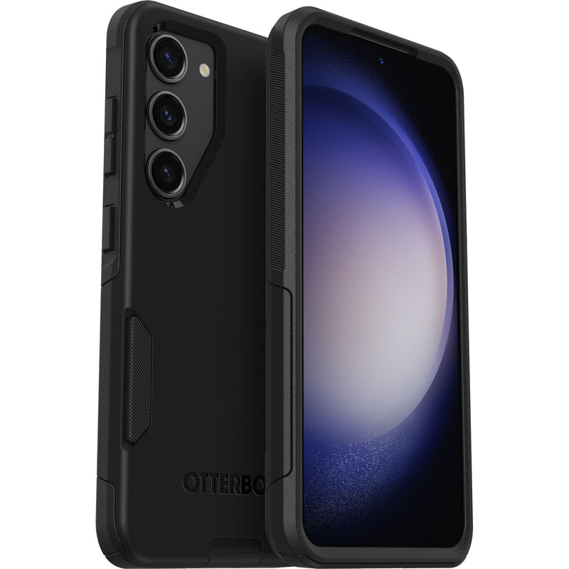 OtterBox Commuter Samsung Galaxy S23 5G (6.1') Case Black - (77-91090), DROP+ 3X Military Standard, Dual Layer, Raised Edges,Non-Slip,7 Years Warr